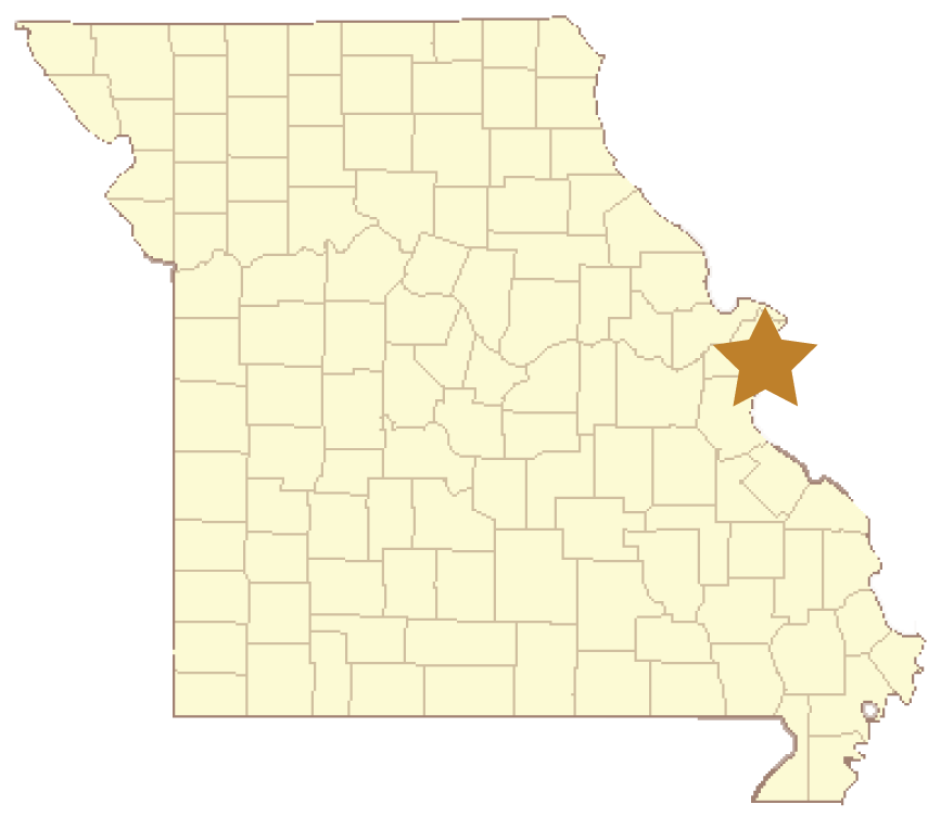 St. Louis map